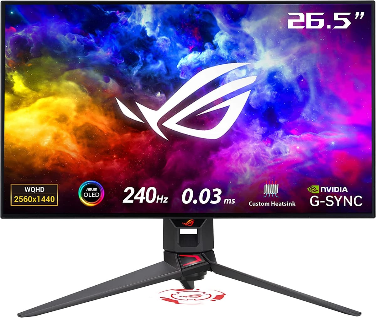 Asus ROG Swift OLED PG27AQDM 27" 1440p 240hz 2023 gaming monitor is now available for purchase from Amazon