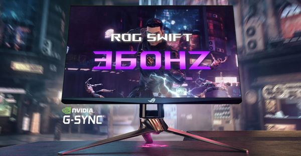 ASUS Teases New ROG Swift Gaming Monitor Capable of 360Hz G-Sync Variable Refresh Rate at CES 2020