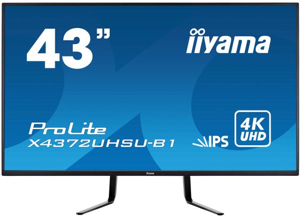 Iiyama Presents New 4K UltraHD ProLite X4372UHSU 43-inch IPS HDR Panel