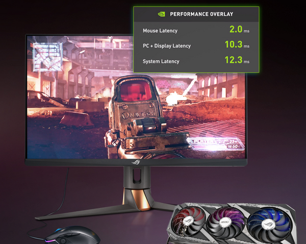 New ASUS ROG Swift 27" monitor with NVIDIA Reflex Latency Analyzer will be available later this year