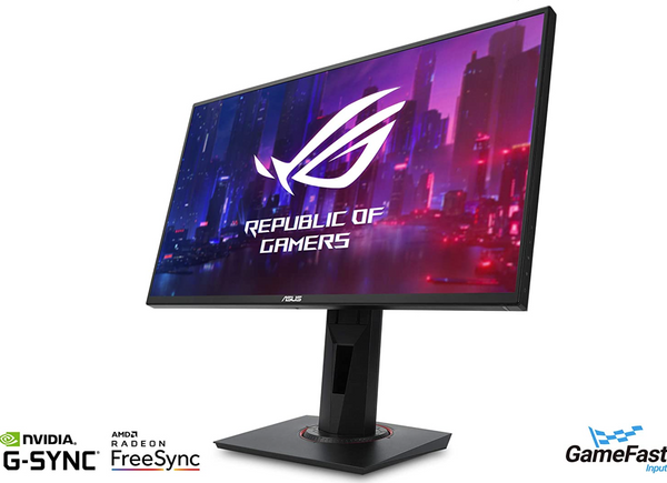 24" ASUS VG258QR 1080p, 144Hz, G-Sync Gaming Monitor with 0.5ms ELMB Response Time is now $219