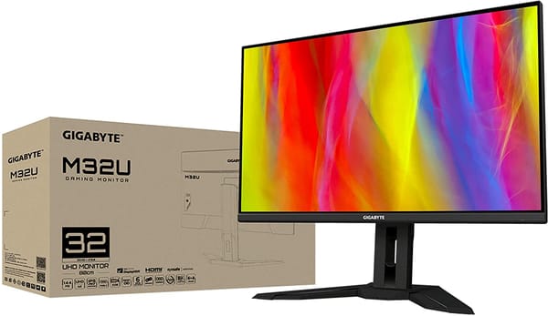 32" Gigabyte M32U 4K UHD 144hz AMD FreeSync is now priced at $739.99