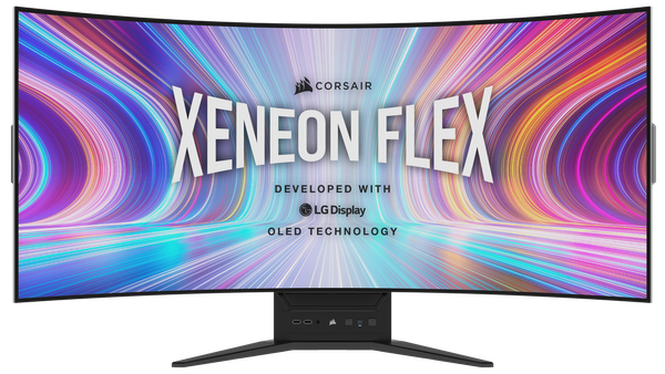 Corsair announces the first bendable XENEON FLEX 45WQHD240 OLED gaming monitor