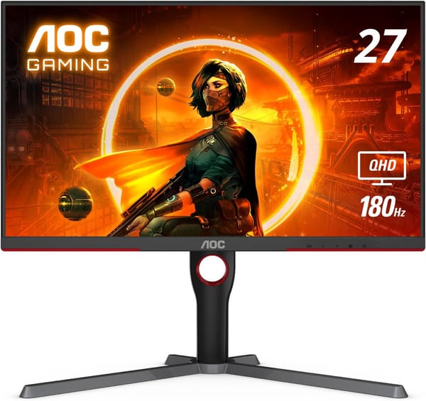 AOC Q27G3XMN is a new VA MiniLED 1440p 180hz budget gaming monitor